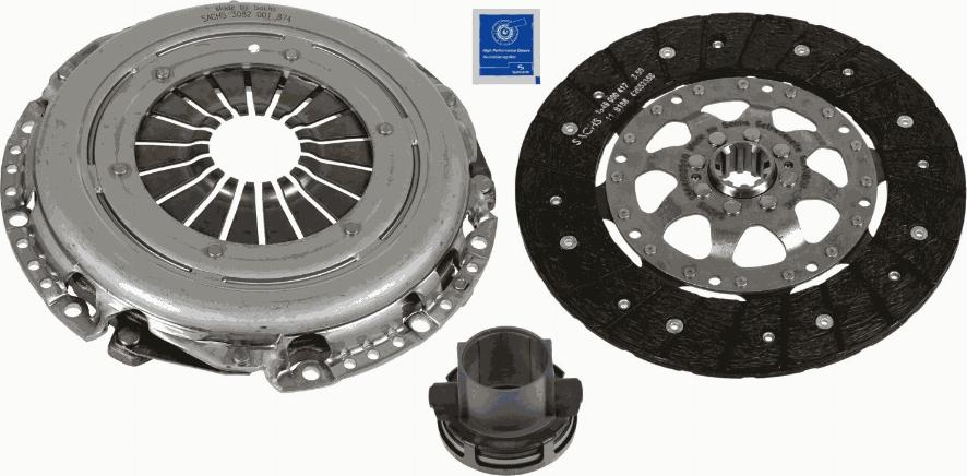 SACHS 3000 970 092 - Sankabos komplektas onlydrive.pro