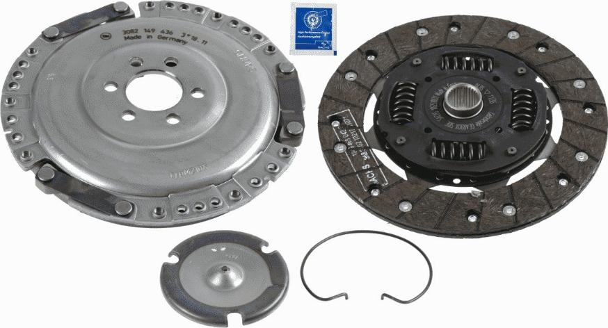 SACHS 3 000 381 001 - Sidurikomplekt onlydrive.pro