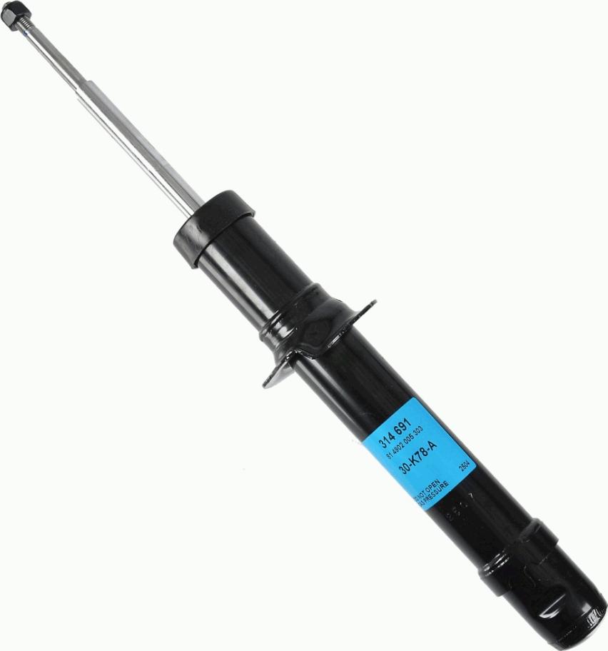 SACHS 314 691 - Shock Absorber onlydrive.pro