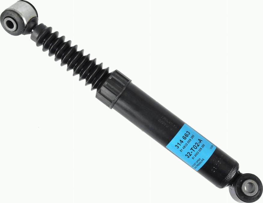 SACHS 314 663 - Shock Absorber onlydrive.pro