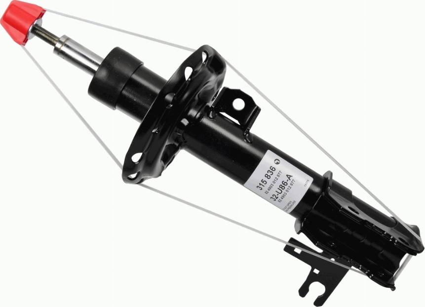 SACHS 315 836 - Shock Absorber onlydrive.pro