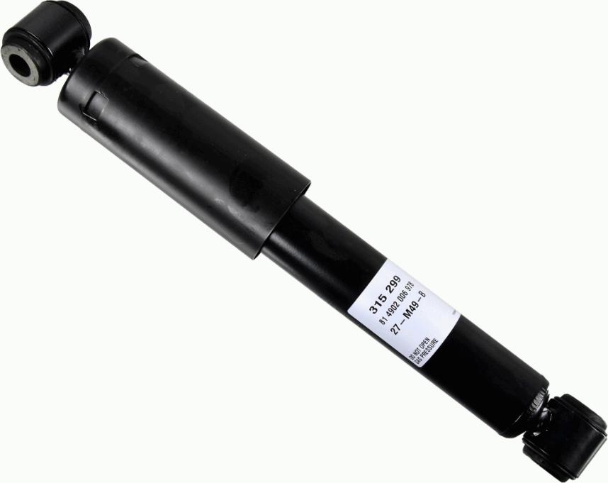 SACHS 315 299 - Shock Absorber onlydrive.pro