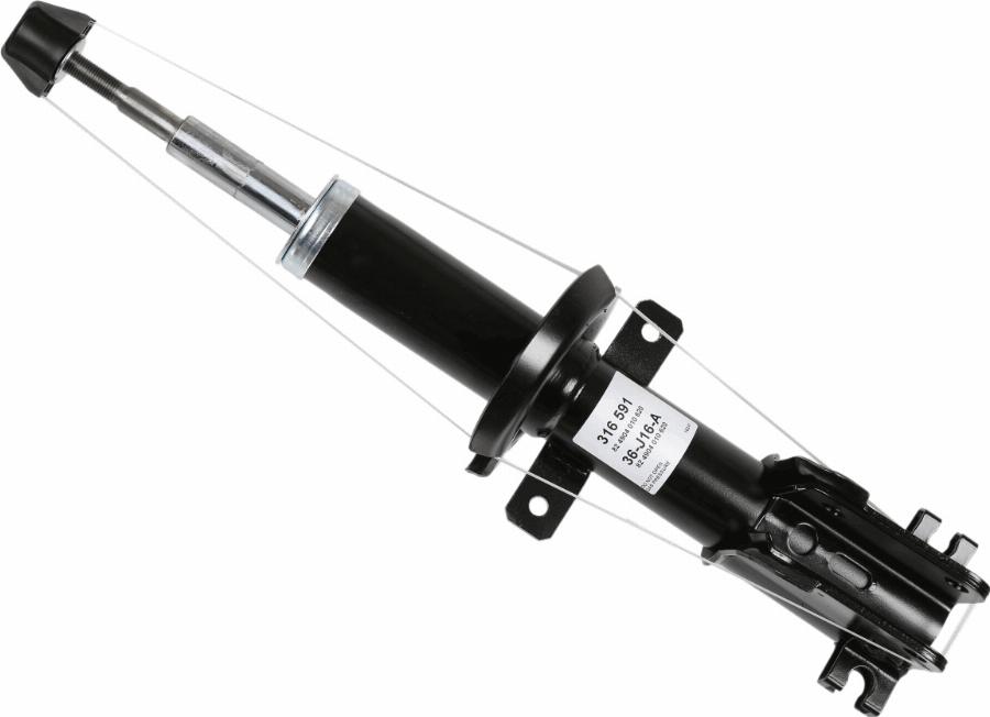 SACHS 316 591 - Shock Absorber onlydrive.pro
