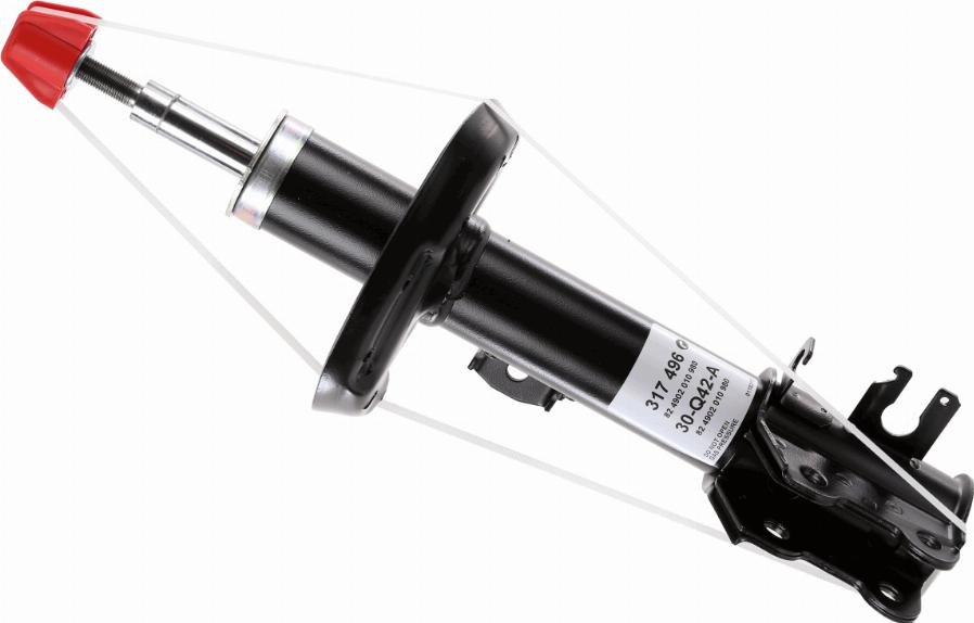 SACHS 317 496 - Shock Absorber onlydrive.pro