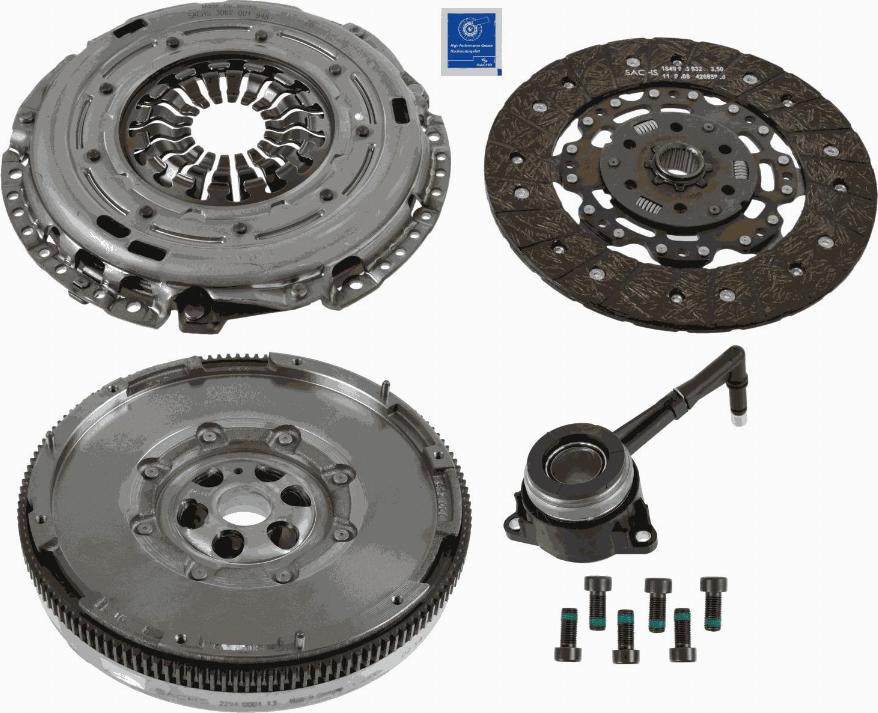 SACHS 2290 601 138 - Sajūga komplekts onlydrive.pro