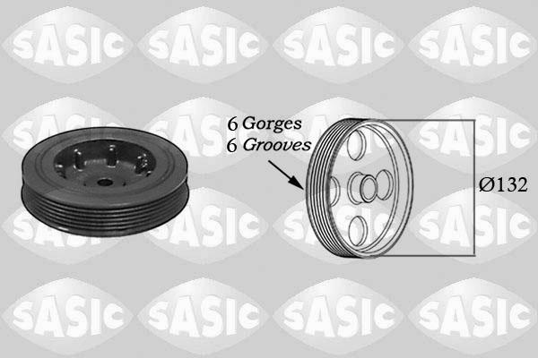 Sasic 4000701 - Belt Pulley, crankshaft onlydrive.pro