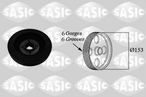 Sasic 5150K40 - Belt Pulley, crankshaft onlydrive.pro