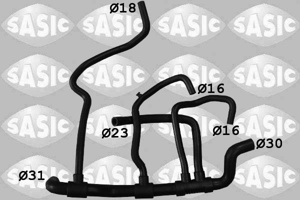 Sasic 3404140 - Radiator Hose onlydrive.pro