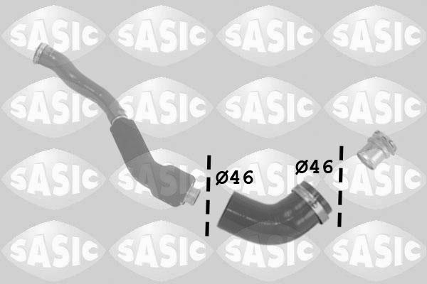 Sasic 3334042 - Charger Intake Air Hose onlydrive.pro