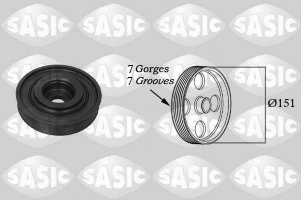 Sasic 2154009 - Belt Pulley, crankshaft onlydrive.pro