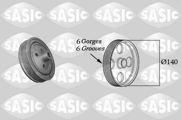 Sasic 2156055 - Шкив коленчатого вала onlydrive.pro