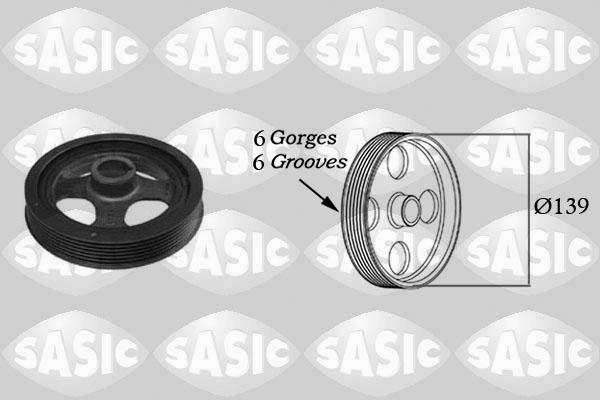 Sasic 2156028 - Belt Pulley, crankshaft onlydrive.pro