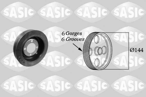 Sasic 2150032 - Belt Pulley, crankshaft onlydrive.pro