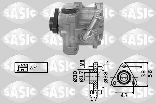 Sasic 7076048 - Hydrauliikkapumppu, ohjaus onlydrive.pro