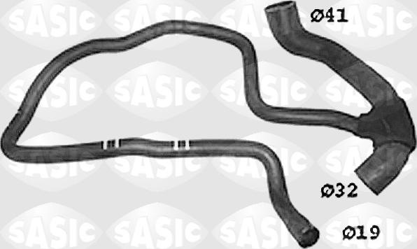 Sasic SWH6720 - Radiator Hose onlydrive.pro