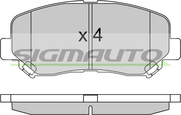 MAZDA KDY9-33-28ZA-9C - Brake Pad Set, disc brake onlydrive.pro