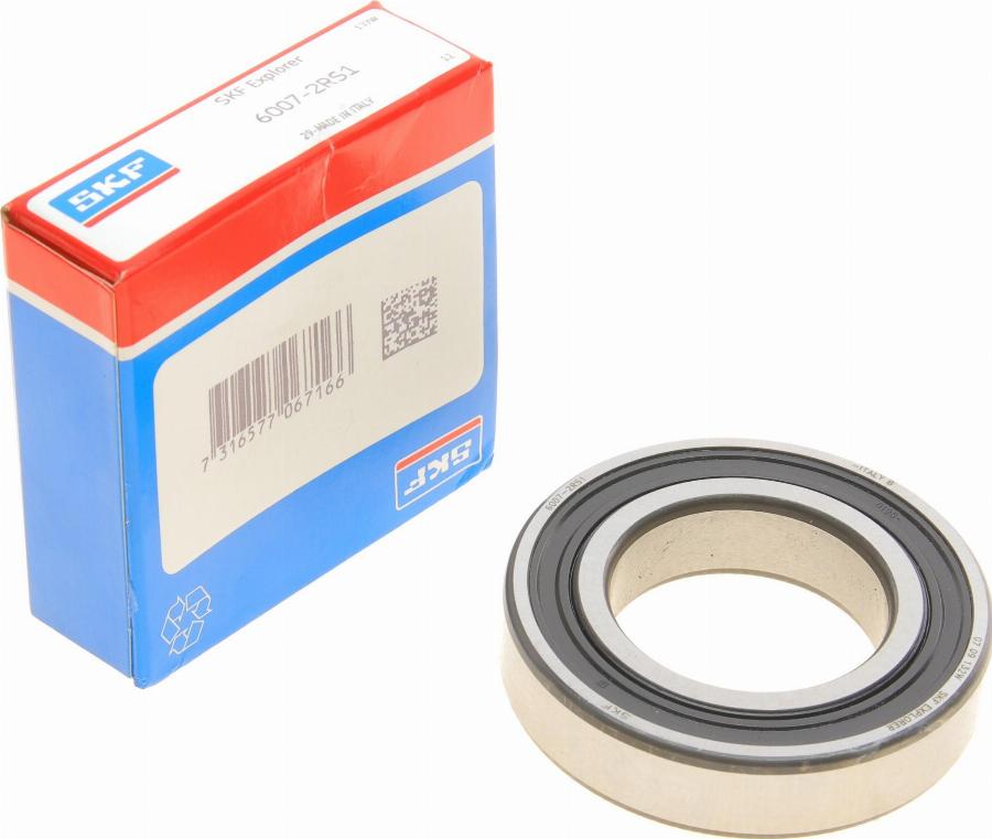 SKF 6007-2RS1 - Vidējais gultnis, Piedziņas vārpsta onlydrive.pro