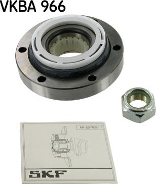 SKF VKBA 966 - Bearing Kit, wheel hub onlydrive.pro