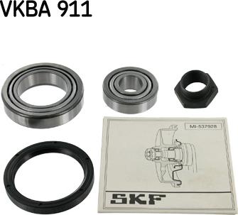 SKF VKBA 911 - Комплект подшипника, ступицы колеса onlydrive.pro