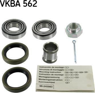 SKF VKBA 562 - Bearing Kit, wheel hub onlydrive.pro