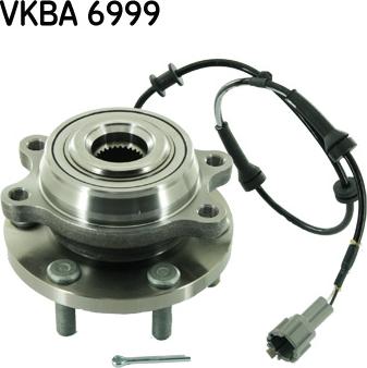 SKF VKBA 6999 - Комплект подшипника, ступицы колеса onlydrive.pro