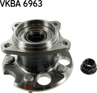 SKF VKBA 6963 - Комплект подшипника, ступицы колеса onlydrive.pro