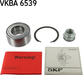 SKF VKBA 6539 - Bearing Kit, wheel hub onlydrive.pro