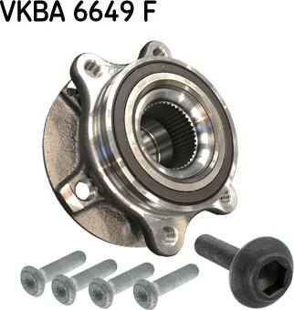 SKF VKBA 6649 F - Комплект подшипника, ступицы колеса onlydrive.pro