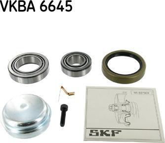 SKF VKBA 6645 - Комплект подшипника, ступицы колеса onlydrive.pro