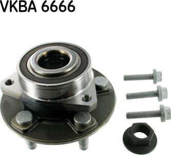 SKF VKBA 6666 - Bearing Kit, wheel hub onlydrive.pro