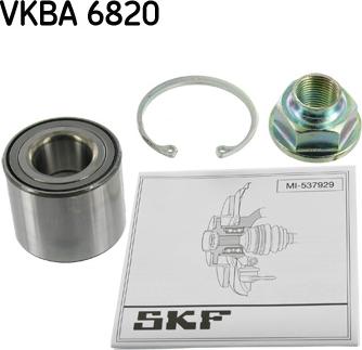 SKF VKBA 6820 - Bearing Kit, wheel hub onlydrive.pro