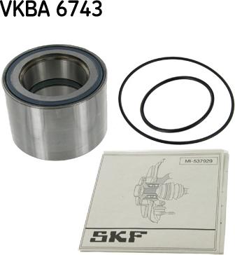 SKF VKBA 6743 - Комплект подшипника, ступицы колеса onlydrive.pro