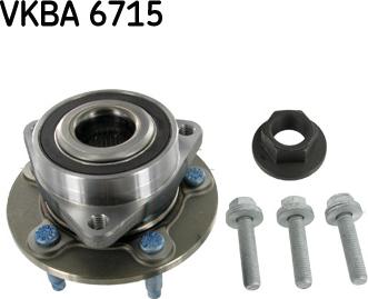 SKF VKBA 6715 - Bearing Kit, wheel hub onlydrive.pro