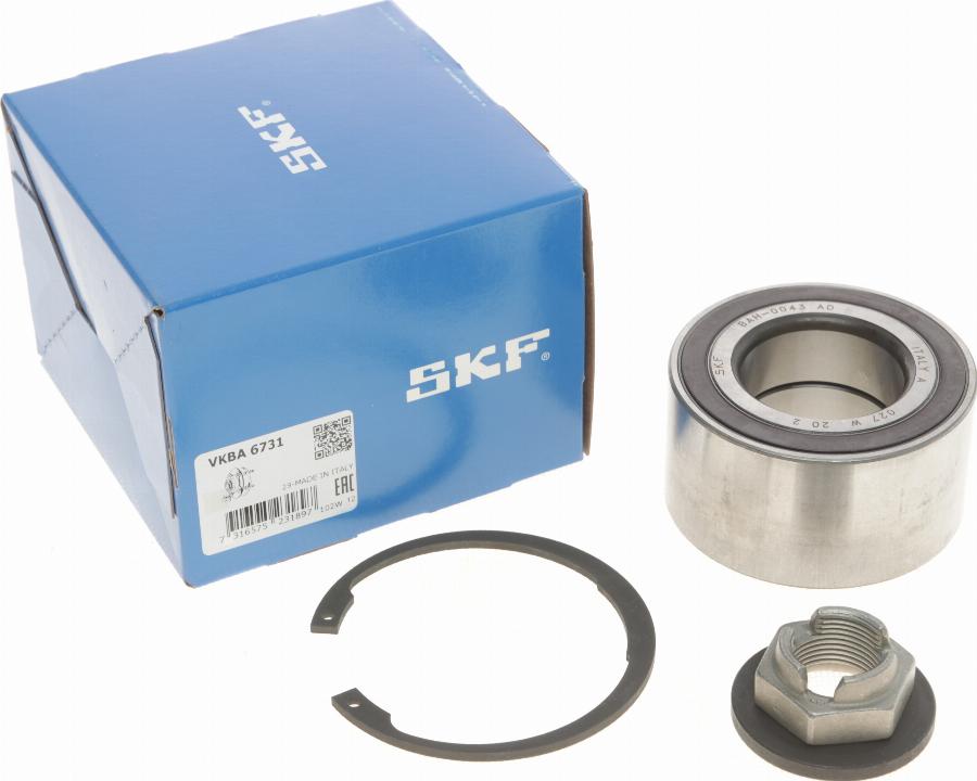 SKF VKBA 6731 - Комплект подшипника, ступицы колеса onlydrive.pro