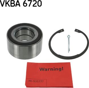SKF VKBA 6720 - Bearing Kit, wheel hub onlydrive.pro