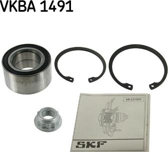 SKF VKBA 1491 - Riteņa rumbas gultņa komplekts onlydrive.pro