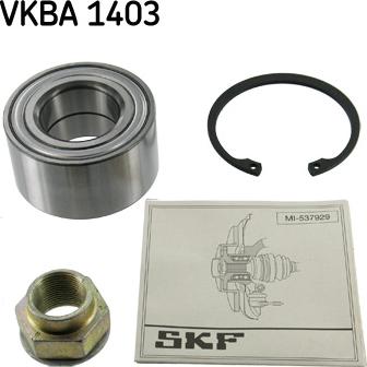 SKF VKBA 1403 - Комплект подшипника, ступицы колеса onlydrive.pro