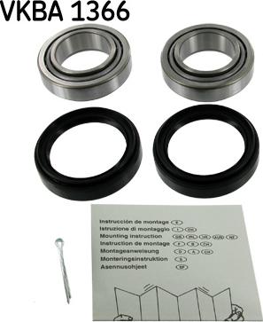 SKF VKBA 1366 - Bearing Kit, wheel hub onlydrive.pro