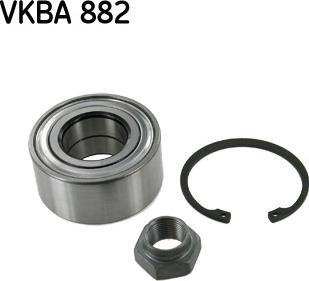 SKF VKBA 882 - Riteņa rumbas gultņa komplekts onlydrive.pro