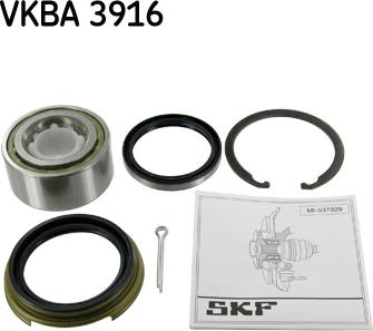 SKF VKBA 3916 - Riteņa rumbas gultņa komplekts onlydrive.pro