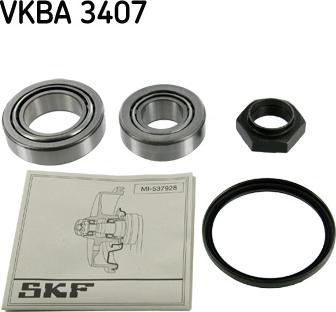 SKF VKBA 3407 - Bearing Kit, wheel hub onlydrive.pro