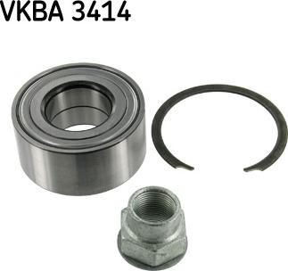 SKF VKBA 3414 - Комплект подшипника, ступицы колеса onlydrive.pro