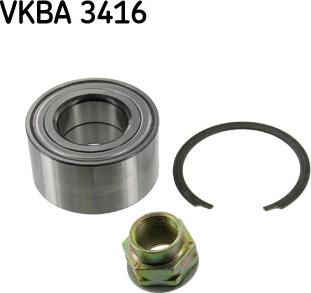 SKF VKBA 3416 - Комплект подшипника, ступицы колеса onlydrive.pro