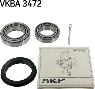 SKF VKBA 3472 - Bearing Kit, wheel hub onlydrive.pro