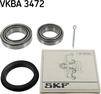 SKF VKBA 3472 - Комплект подшипника, ступицы колеса onlydrive.pro