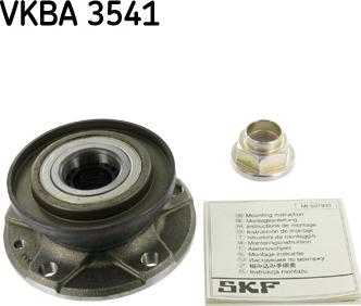 SKF VKBA 3541 - Bearing Kit, wheel hub onlydrive.pro