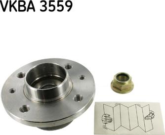 SKF VKBA 3559 - Bearing Kit, wheel hub onlydrive.pro