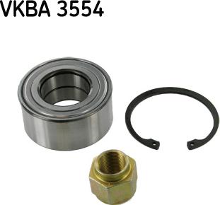 SKF VKBA 3554 - Bearing Kit, wheel hub onlydrive.pro