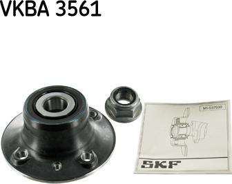 SKF VKBA 3561 - Bearing Kit, wheel hub onlydrive.pro