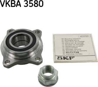 SKF VKBA 3580 - Bearing Kit, wheel hub onlydrive.pro